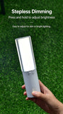 Portable Fold‑able Multi‑purpose Camp Lantern, Hanging Tent Emergency Light, Christmas & Halloween Practical Holiday Present, Handheld Outdoor Night Working Lamp, 4000mAh High‑capacity Rechargeable Battery