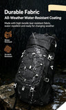 Spacious Nylon Trekking Rucksack 60L Orange,Expandable Backpack With Rain Cover,Suitable for Camping Hiking & Weekend Trip,Christmas Halloween Outdoor Activity Gift