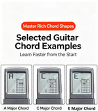 Pocket Guitar Chord Trainer, Portable Guitar Finger Practice Aid, Professional Finger Exercise Tool for Chord & Scale Drills, Beginner Friendly Guitar Accessory, Christmas Halloween Music Lover Gift