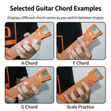 New Pocket Silent Guitar Chord Trainer, Portable Mute Guitar Finger Practice Aid, Self‑Study Tool for Beginner Guitarists, Compact Chord & Scale Exercise Accessory, Christmas Halloween Music Enthusiast Gift In Australia - Darrahopens