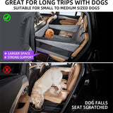 Hard Bottom Mesh Dog Carrier Car Mat, Waterproof Anti-Dirt Pet Cushion for Vehicle Rear Single Seat, Black Small Size, Christmas Halloween Road Trip Pet Accessory