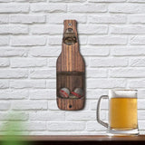 Wall Hanging Bottle Opener With Built‑in Cap Collector, Creative Bar Kitchen Decoration Beer Opener, Charcoal Finish, 2 Pieces, Christmas Halloween Household Bar Present