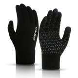 Touch‑Screen Non‑Slip Sport Gloves Breathable Grip Design for Motorcycle Tour Cycling Hiking Fitness 2 Pcs Black One Size Ideal Christmas Gift
