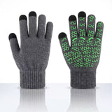 Honeycomb Pattern Non‑Slip Touch Gloves Men‑Cut Fit for Mountain Hike Cycling Motorcycle Riding 2 Pcs Dark Grey One Size Great Christmas Present In Australia - Darrahopens