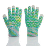 Ladies Non‑Slip Touch‑Screen Sport Gloves Curved Fit for Cycling Hiking Cross‑Country Motorcycle Trip 2 Pcs Gradient Green One Size Recommended Christmas Holiday Gift In Australia - Darrahopens