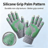 Ergonomic Contoured Non‑Slip Touch Gloves Snug Hand Fit for Climbing Motorbike Tour Daily Gym Exercise 2 Pcs Light Grey One Size Nice Christmas Present In Australia - Darrahopens