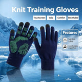Ergonomic Palm‑Fit Non‑Slip Touch‑Screen Sports Gloves Stable Grip for Hiking Cycling Motorcycle Adventure 2 Pcs Cyan One Size for Christmas Gifting