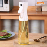 Push‑Trigger Atomized Cooking Oil Sprayer Transparent Plastic Oil Bottle for Air Fryer Fitness Diet Cooking 300ml White Suitable for Christmas Gifting In Australia - Darrahopens