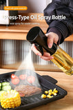 Press‑Driven Atomizing Oil Sprayer Transparent Plastic Oil Dispenser Fitness Fat‑Reduction for Air Fryer Cooking 500ml White Perfect Christmas Gift In Australia - Darrahopens