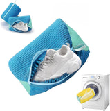 Washing Machine Shoe Laundry Bag Scratch Resistant Shoe Wash Pouch Prevent Deformation Home Use Yellow 2 Pcs Great Christmas Present