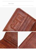 Sleek PU Leather Men Bifold Wallet Classic Short Card Holder Coin Pocket Minimalist Coffee Popular Christmas Holiday Gift In Australia - Darrahopens