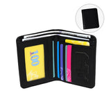 Classic Vintage PU Men Bifold Wallet Slim Short Credit Card Organizer Coin Purse Foldable Black Perfect Christmas Gift In Australia - Darrahopens