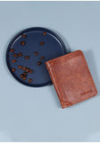 Classic Vintage PU Men Bifold Wallet Slim Short Credit Card Organizer Coin Purse Foldable Black Perfect Christmas Gift