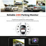 Full HD Car Driving Recorder 3 Camera Triple Recording Front Inside Rear with 64G Card Suitable for Christmas Gifting In Australia - Darrahopens