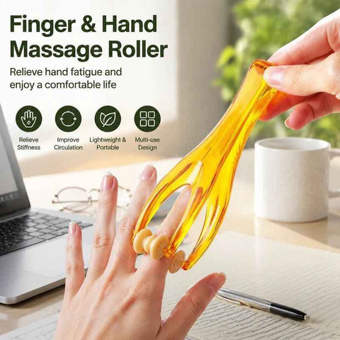 Elastic Finger Roller Massager Hand Fatigue Relief 1Pcs In Australia - Darrahopens