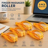 Elastic Finger Roller Massager Hand Fatigue Relief 5Pcs In Australia - Darrahopens