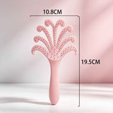 Light Purple Octopus Scalp Massage Brush Gentle Volumising Wet & Dry 1Pcs In Australia - Darrahopens