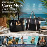 Dark Grey & Solid Black Portable Swim Carry Bag Set of 2 In Australia - Darrahopens