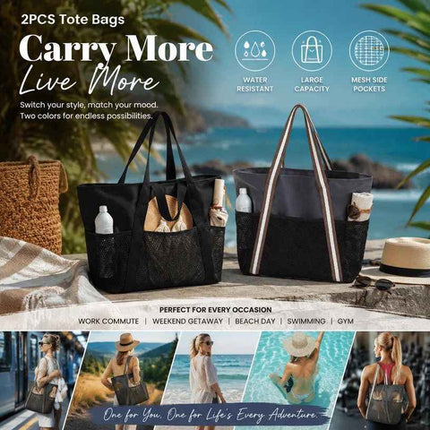 Dark Grey & Solid Black Portable Swim Carry Bag Set of 2 In Australia - Darrahopens