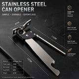 Simple Manual Stainless Steel Can Opener Multi Purpose Kitchen Tool In Australia - Darrahopens