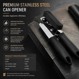 Full Stainless Steel Manual Can Opener Multi Function Kitchen Utensil In Australia - Darrahopens