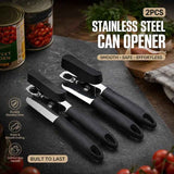 Stainless Steel Can Opener Combo 2Pcs Manual Multi Purpose Kitchen Tool In Australia - Darrahopens