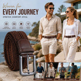 Coffee Stretch Canvas Waist Belt 125cm Adjustable Elastic Golf Strap for Men Women In Australia - Darrahopens