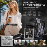 Double Black Grey Canvas Waist Strap 125cm Elastic Stretch Unisex Golf Belt In Australia - Darrahopens