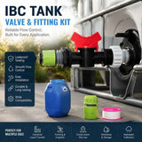 3/4 Inch Tank Base & Tap Valve Set With Garden Hose Connector In Australia - Darrahopens