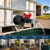 S60*6 Simple Style Hose Connector For IBC Water Storage Tank In Australia - Darrahopens