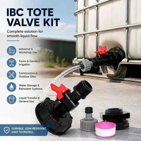 S60*6 Dual Function Fitting For IBC Tote & Water Storage Tank In Australia - Darrahopens