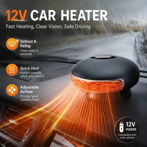 24V Black Vehicle Heater High Power Heating For Large Trucks In Australia - Darrahopens