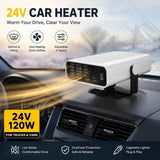 12V Black Silver Car Heater Rapid Heating Windshield Defogger In Australia - Darrahopens