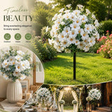 Dual Purple Morning Glory Artificial Greenery Tabletop Floral Prop In Australia - Darrahopens