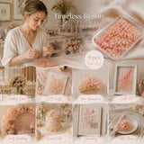 Hibiscus Gradient Preserved Hydrangea Dried Flower DIY Arrangement Kit 9 Boxes In Australia - Darrahopens
