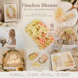 Modern Mixed Shade Preserved Hydrangea DIY Event Decor Flower Pack of 9 Boxes In Australia - Darrahopens