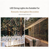 Extra‑High‑Quantity LED Twinkle Fairy Lights Plug‑in, Suitable For Large‑Area Courtyard & Park Decoration, Christmas Outdoor Grand Scene Light, 100M 2000Leds Warm White