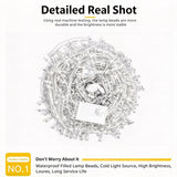 Extra‑High‑Quantity LED Twinkle Fairy Lights Plug‑in, Suitable For Large‑Area Courtyard & Park Decoration, Christmas Outdoor Grand Scene Light, 100M 2000Leds Warm White