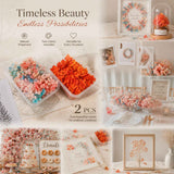 Dreamy Tone & Violet Pink Gradient Hydrangea Preserved Flower DIY Accessory Pack 2 Boxes In Australia - Darrahopens