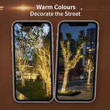 Mass‑Quantity Plug‑in Pure White LED Star Twinkle Lights, For Park, Villa Courtyard Large‑Area Lighting Project, Christmas Grand Outdoor Decoration, 100M 2000Leds Cool White In Australia - Darrahopens