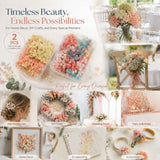 Dreamy Tone & Soft Jade Tone Preserved Hydrangea Gradient Floral DIY Kit Set of 2 In Australia - Darrahopens