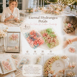 Dreamy Tone & Warm Mixed Shade Preserved Hydrangea Wedding Dried Flower Bulk Kit 4 Boxes In Australia - Darrahopens