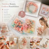 Dreamy Tone & Modern Mixed Shade Preserved Hydrangea Event Tabletop Craft Kit 4 Boxes In Australia - Darrahopens