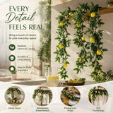 Style A Artificial Lemon Vine Indoor Hanging Landscape Ornament In Australia - Darrahopens