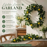 Artificial Lemon Green Leaf Vine Indoor Home Styling Greenery In Australia - Darrahopens