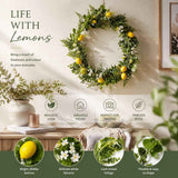 Shiny Lemon Water Grass Vine Faux Foam Lemon Garden Decor In Australia - Darrahopens