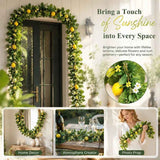 Dense Foliage Artificial Lemon Vine Full Greenery Hanging Decor In Australia - Darrahopens