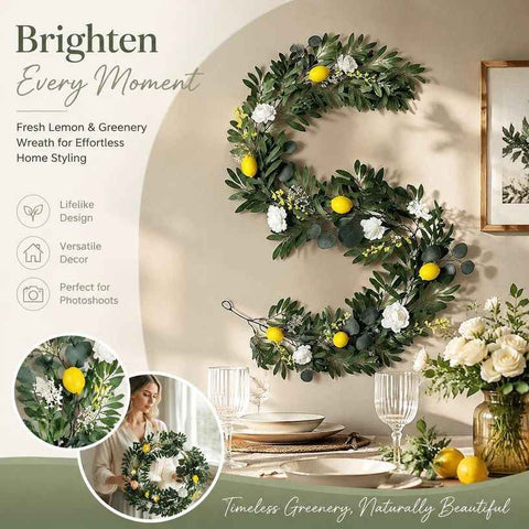Style A Herb Scent Artificial Lemon Vine Foam Fruit Garland In Australia - Darrahopens
