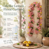 Spring Butterfly Style B Faux Lemon Garland Patio Door Styling In Australia - Darrahopens