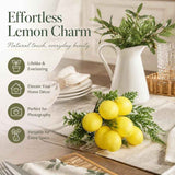 7 Head Herb Lemon Artificial Branch Style A Indoor Greenery In Australia - Darrahopens